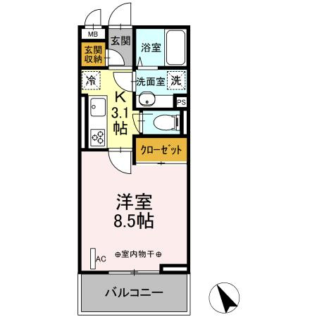 【間取り】 | Grandstation宮上Ⅰ