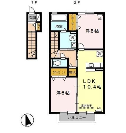 グランディール　Ｃ　　　刈谷市近郊の賃貸はクラスホーム刈谷店　　の間取り