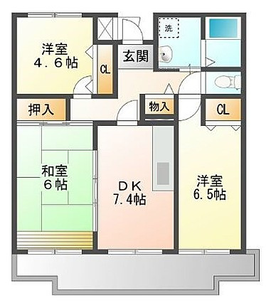井吹東シティコートの間取り|井吹東シティコート