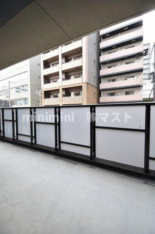 Fujiman南森町のバルコニー