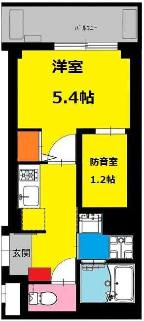 b'CASA浅草イーストの間取り