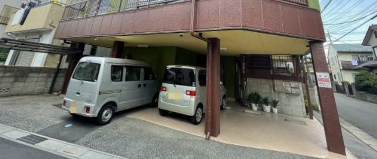 藤マンションの駐車場