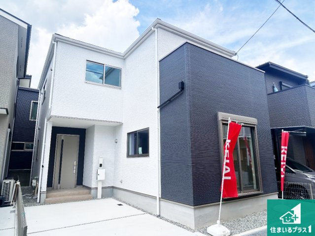 尼崎市東園田町　第1期　新築一戸建ての外観|お客様に長く安心して住んでいだだける事にこだわった家づくり！住んでからのアフターサービスにもしっかりと取り組んでいます！