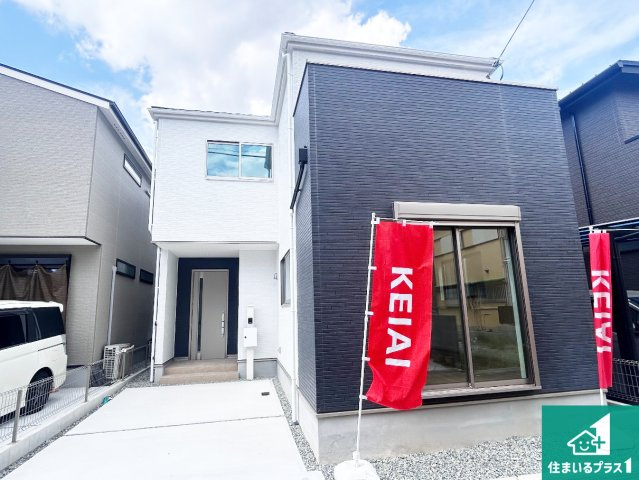 尼崎市東園田町　第1期　新築一戸建ての外観|お客様に長く安心して住んでいだだける事にこだわった家づくり！住んでからのアフターサービスにもしっかりと取り組んでいます！