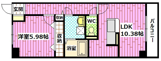 グランツ大町の間取り