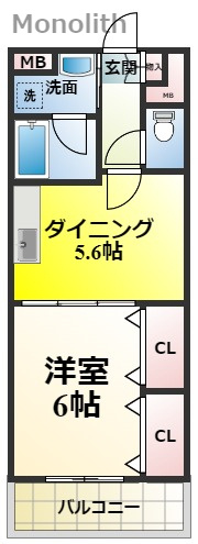 ベルナードコンフォートの間取り