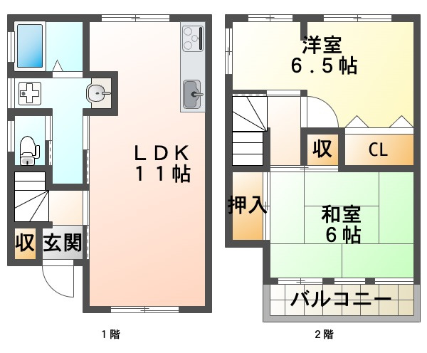 舞子台1丁目貸家の間取り