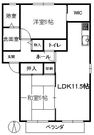 アーバヒルＧの間取り