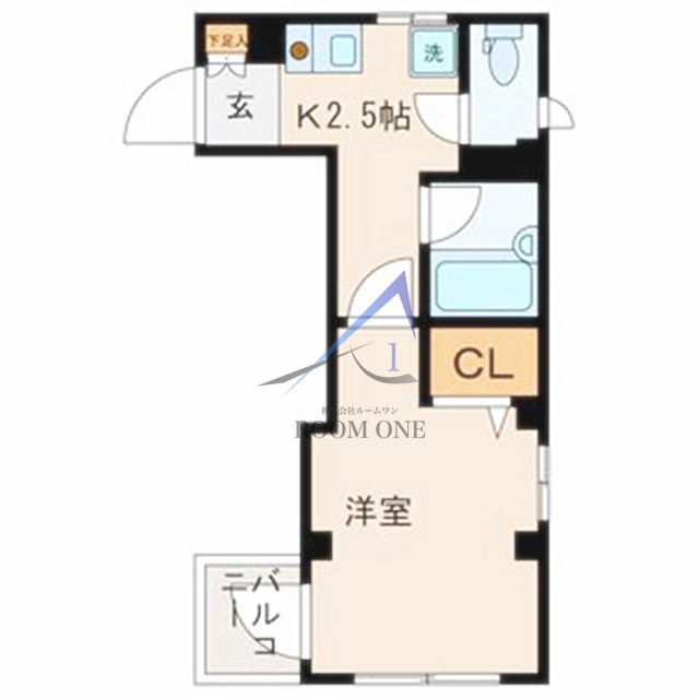 サンブリッジⅢの間取り|間取りです。