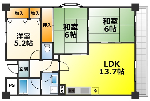 ラピート15の間取り