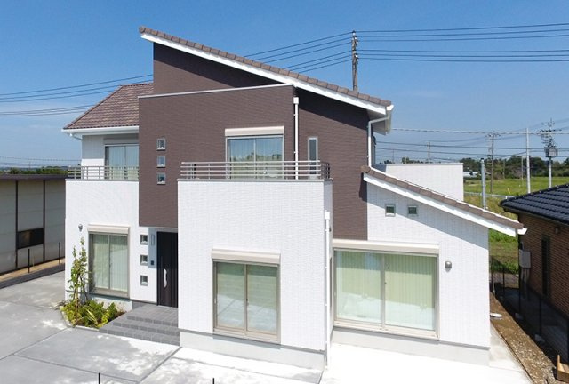 山武郡横芝光町鳥喰新田　モデルハウスの外観|現在モデルハウスとして使用中
未入居　6ＬＤＫ