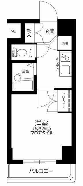 ＣＹＮＴＨＩＡ　ＦＯＵＲ－Ｄ　ＧＯＴＡＮＤＡ－ＷＥＳＴの間取り|間取りです。