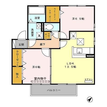 【間取り】 | ヴィアレット　Ⅰ