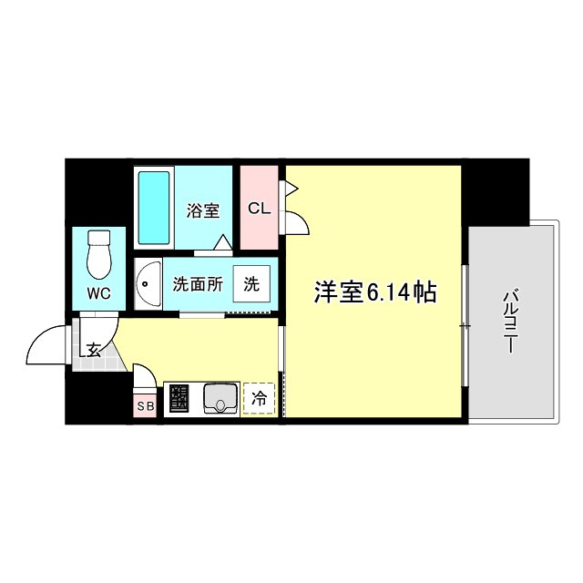パークヒルズ天保山Moeの間取り