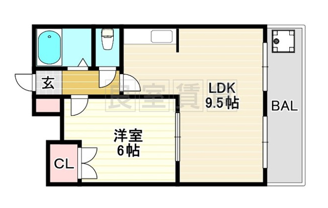 【間取り】 | エスタ植田