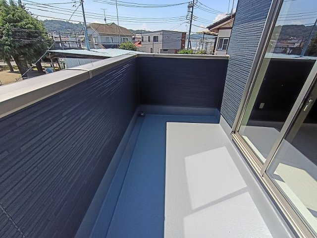 KIP高崎市聖石町1期新築 1号棟のバルコニー|現地撮影