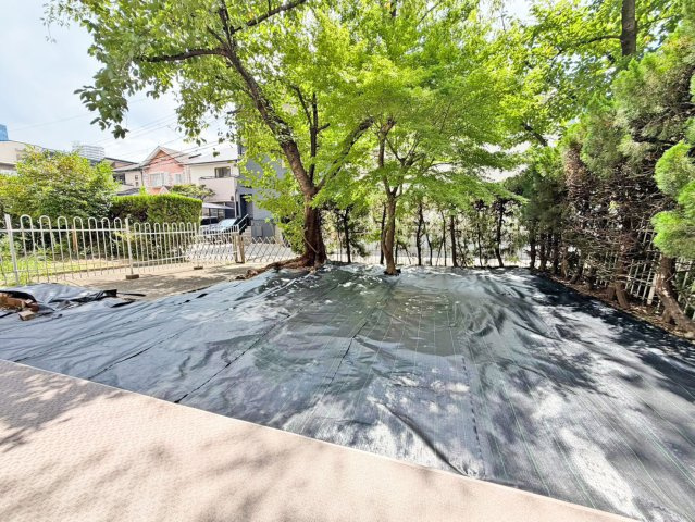 ＯＴＣ北橋グランドコーポの庭|ガーデニングや家庭菜園にも最適な環境です。ご家族でのお庭時間も楽しめます。