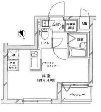 ライジングプレイス板橋の間取り