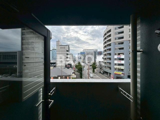 グリーンベース博多のバルコニー