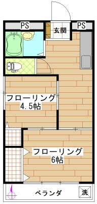 本橋マンションの間取り