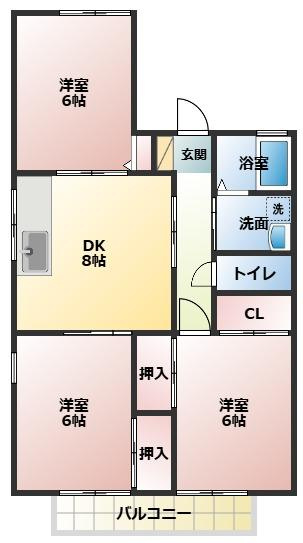 【間取り】 | アルテスタ牟呂