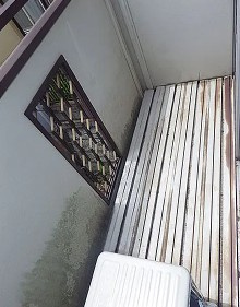国分ハイツのバルコニー