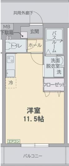 エル・フィネス三島の間取り