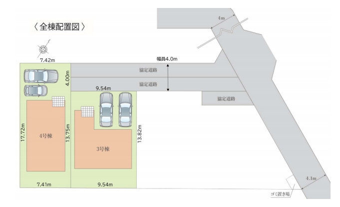 上尾市緑丘　1期　新築一戸建て　CRAFT PIT　03の区画図|3号棟