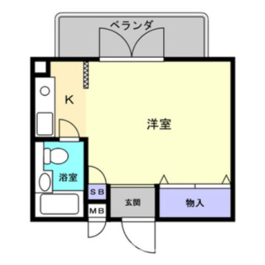 サンプラザ・ベビードールの間取り