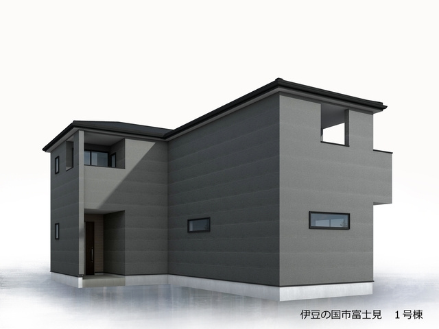 【外観パース】 | 伊豆の国市富士見 新築建売分譲住宅 建物＋土地 TW06349 | 伊豆の国市富士見　1号棟　外観パース
