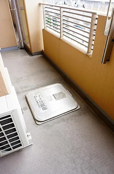 スポルク浮間のバルコニー