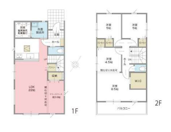 上尾市緑丘　1期　新築一戸建て　CRAFT PIT　04の間取り|【全2棟・4号棟】上尾市緑丘　1期　新築一戸建て　CRAFT PIT　04・3LDK・土地面積131.68m2・建物面積105.16m2
