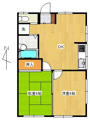 カンパニュラＴ＆Ｋの間取り