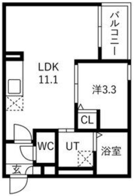 Jack horisaki Iの間取り