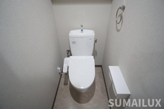 熊本市中央区渡鹿７丁目の賃貸マンションのトイレ