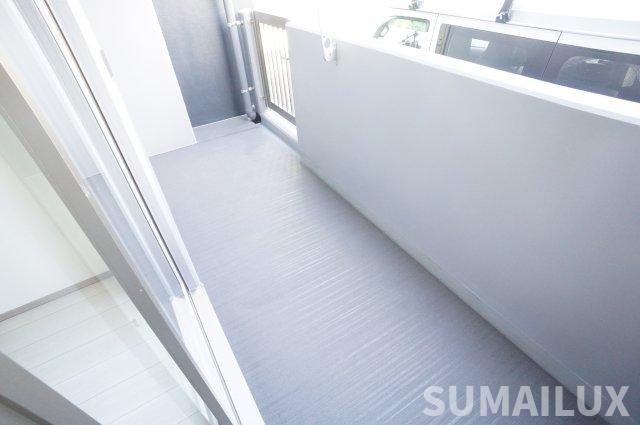 熊本市中央区渡鹿７丁目の賃貸マンションのバルコニー