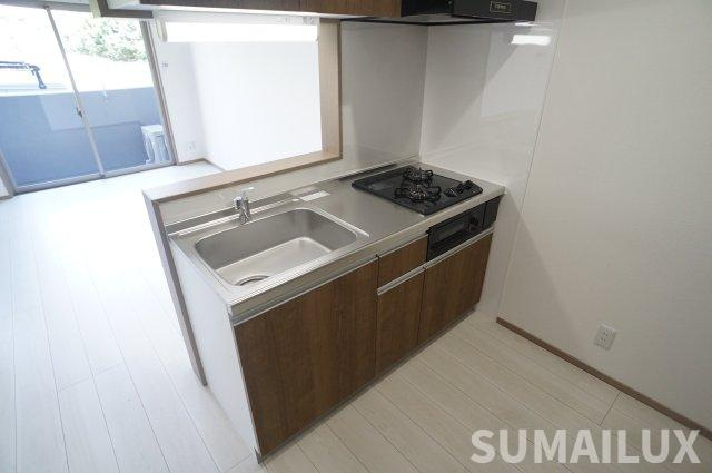 熊本市中央区渡鹿７丁目の賃貸マンションのキッチン