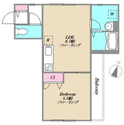 Maisond`or 　メゾンドールの間取り