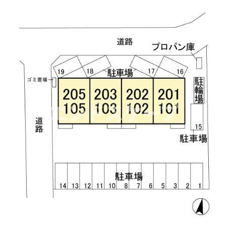ケイ・ダビッドソンの区画図|高崎、前橋のお部屋探しはエンドスケープまで！お客様の理想お聞かせ下さい♪