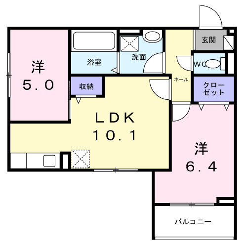 【間取り】 | ヒカルサ西宮浜甲子園サウス