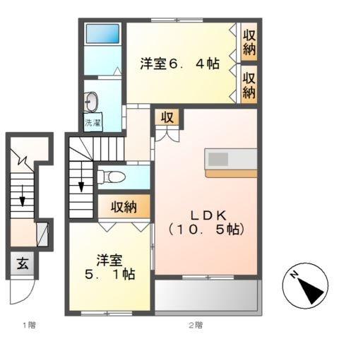 アヴァンセの間取り