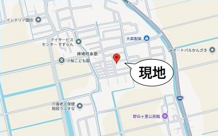 神埼市神埼町本堀4期1区画 1号棟の地図