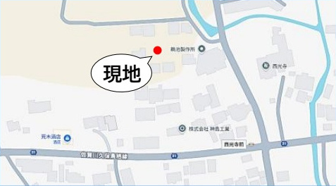 神埼郡吉野ヶ里町三津7期1区画 8号棟の地図
