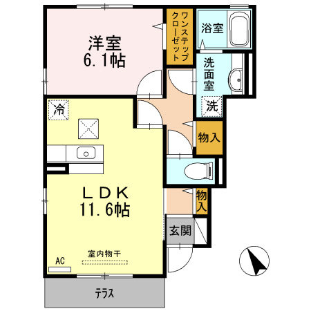 【間取り】 | エストマルス　A棟