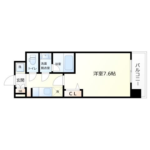 メゾン西梅田の間取り