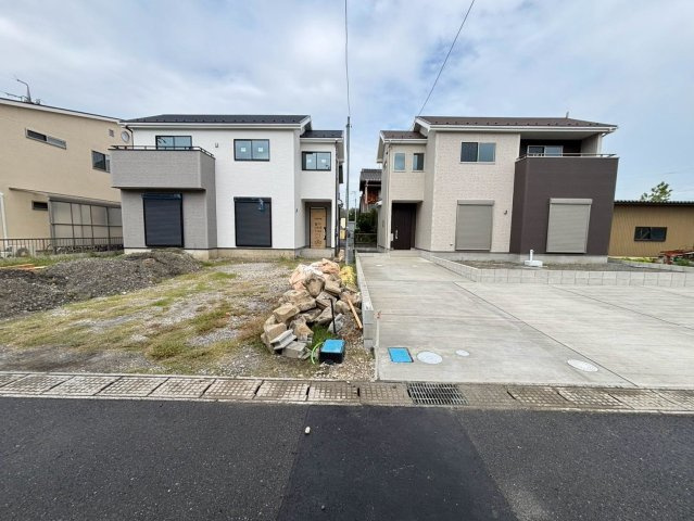 新築戸建　大垣市津村町　全2区画分譲の外観|「現地（2026年10月5日）撮影」　
■全体写真　
■ヤマダ不動産　株式会社リライフ　