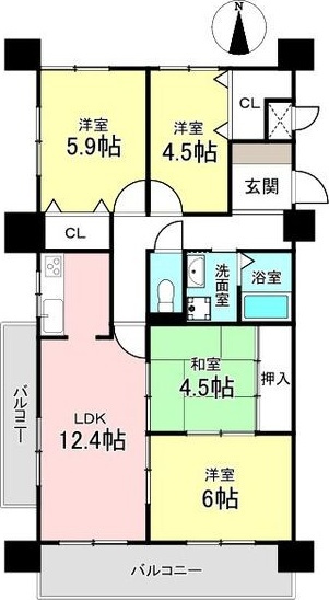 ニューコーポ神宮寺の間取り