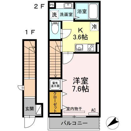 アミティエ本町の間取り