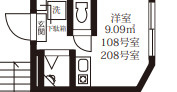 アパートメンツ東京西小岩の間取り