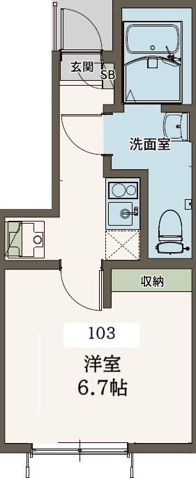 Agrande Nishi-Kokubunji（エイグラン西国分寺）の間取り